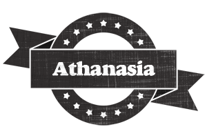 Athanasia grunge logo