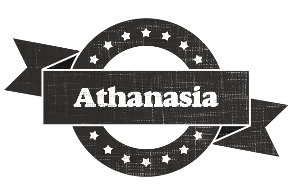 Athanasia grunge logo
