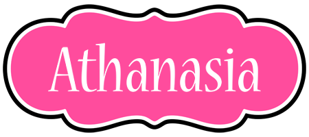 Athanasia invitation logo