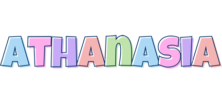 Athanasia pastel logo