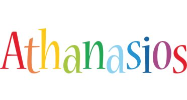 Athanasios birthday logo