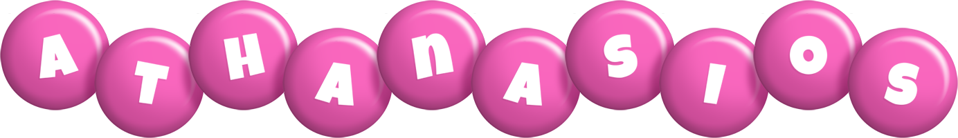 Athanasios candy-pink logo