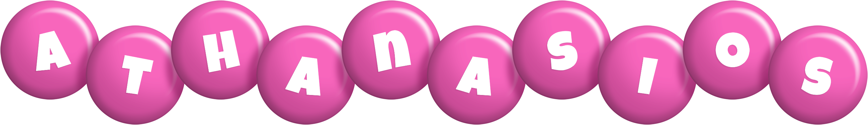 Athanasios candy-pink logo