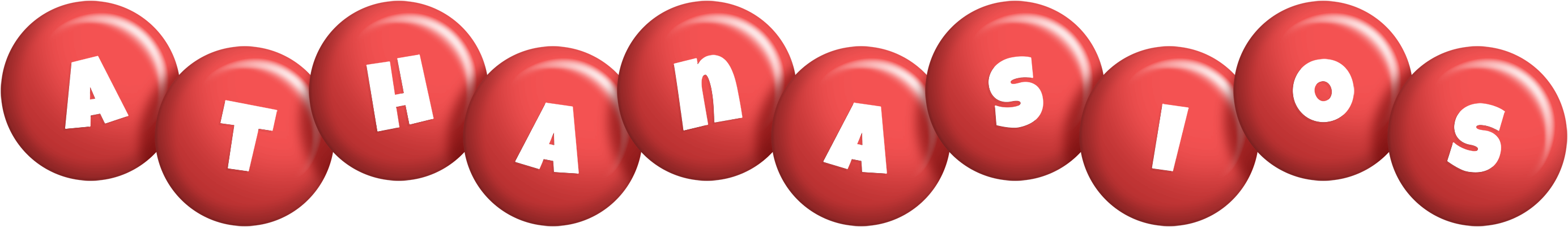 Athanasios candy-red logo