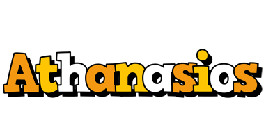 Athanasios cartoon logo