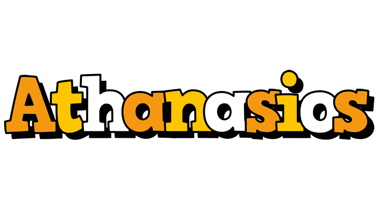 Athanasios cartoon logo
