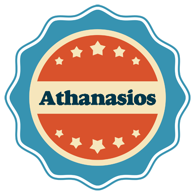 Athanasios labels logo