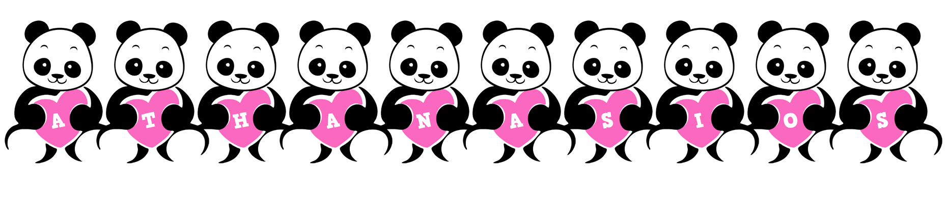 Athanasios love-panda logo