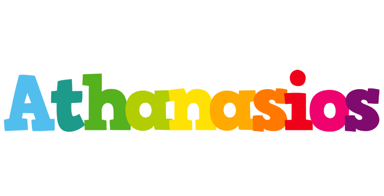 Athanasios rainbows logo