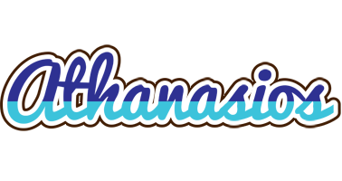 Athanasios raining logo