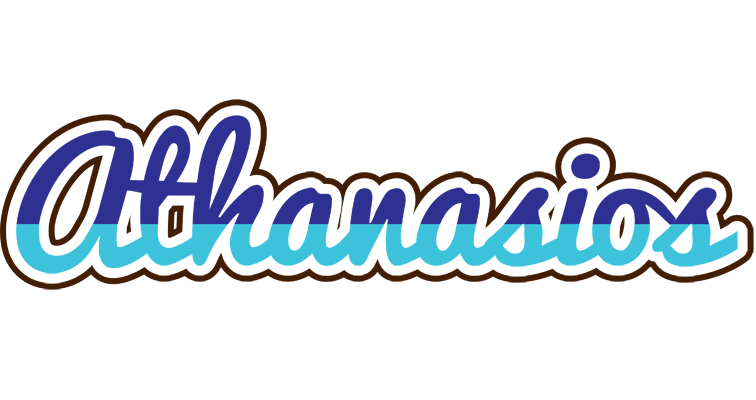 Athanasios raining logo
