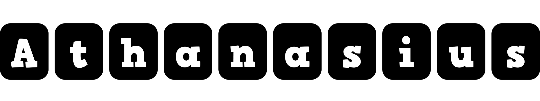 Athanasius box logo