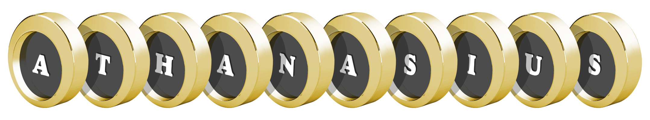 Athanasius gold logo