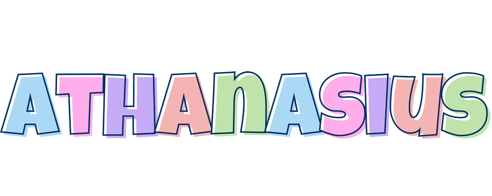 Athanasius pastel logo