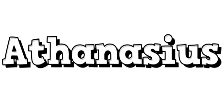 Athanasius snowing logo