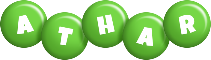 Athar candy-green logo