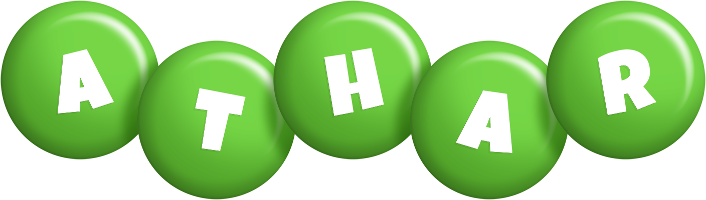 Athar candy-green logo