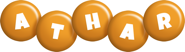 Athar candy-orange logo