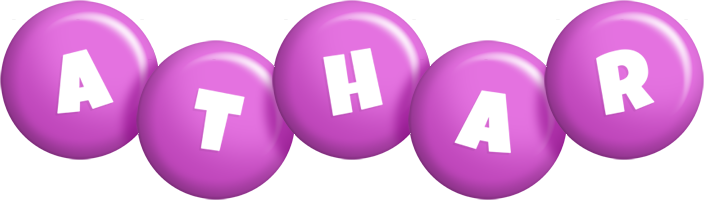 Athar candy-purple logo