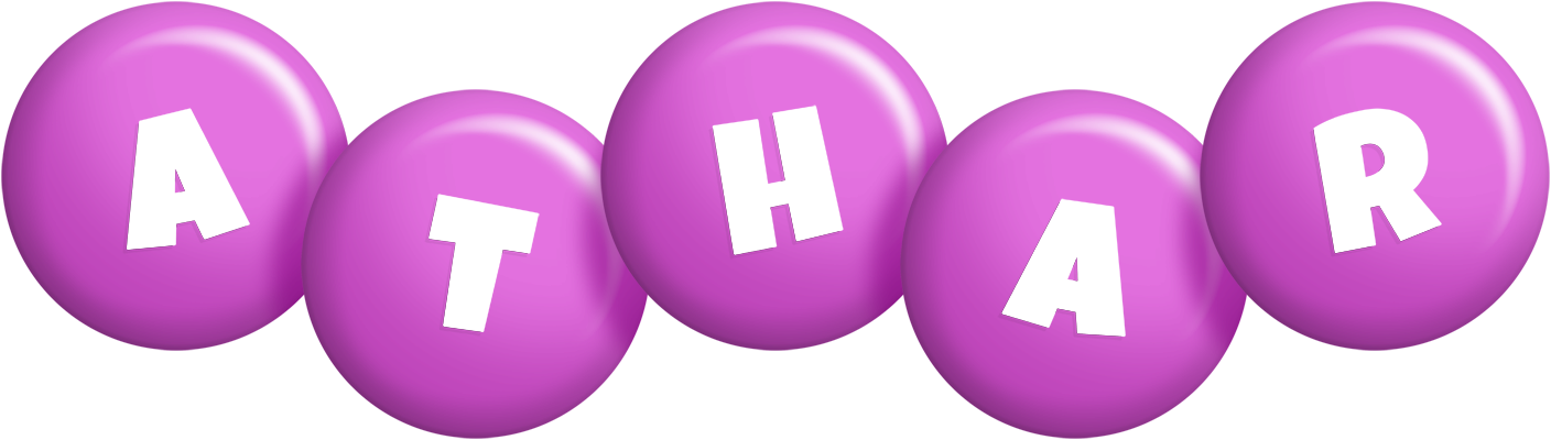 Athar candy-purple logo