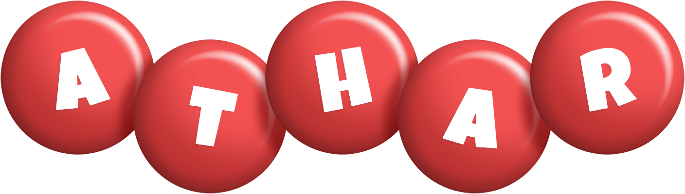 Athar candy-red logo