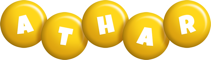 Athar candy-yellow logo