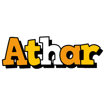 Athar cartoon logo