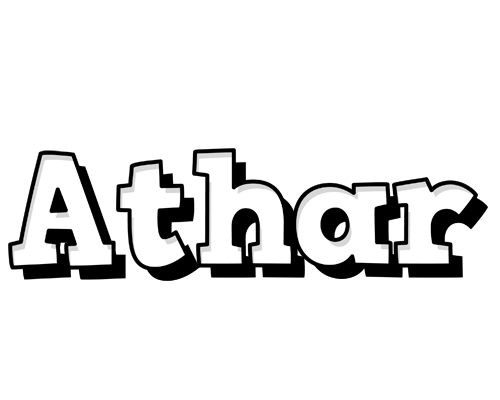 Athar snowing logo