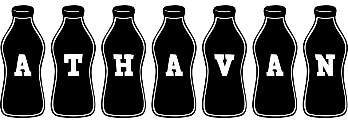 Athavan bottle logo