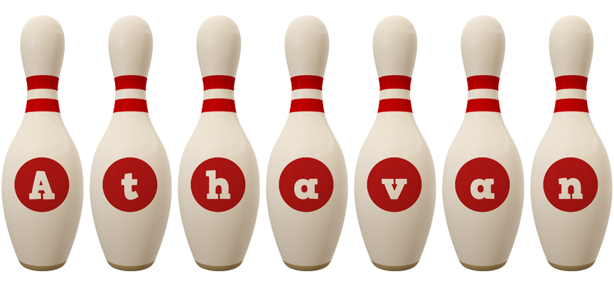 Athavan bowling-pin logo