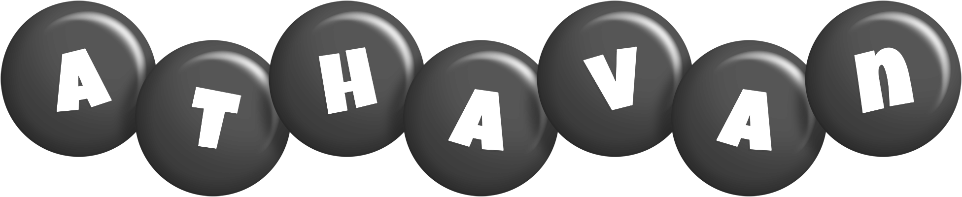 Athavan candy-black logo