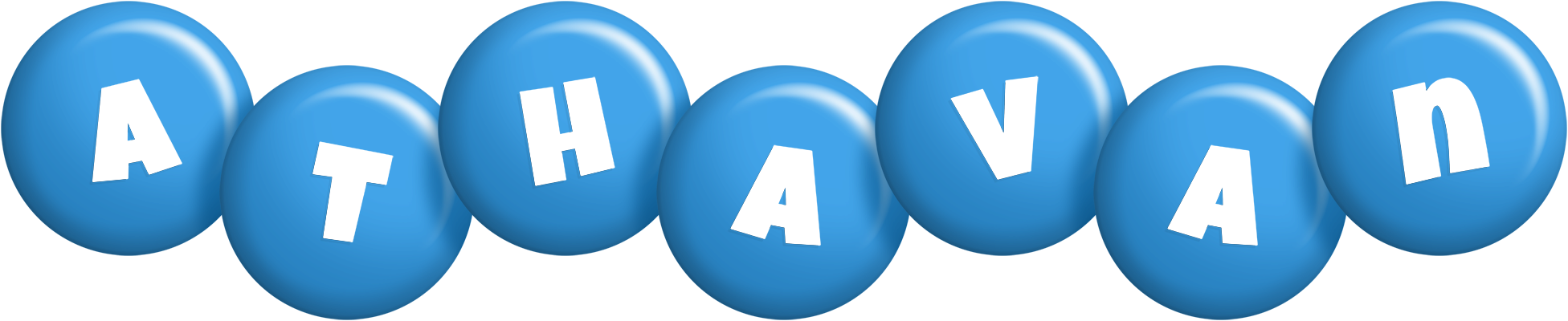 Athavan candy-blue logo