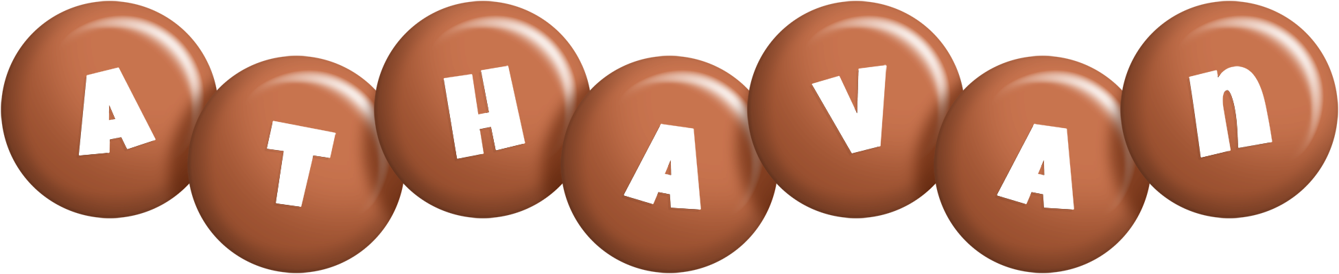 Athavan candy-brown logo