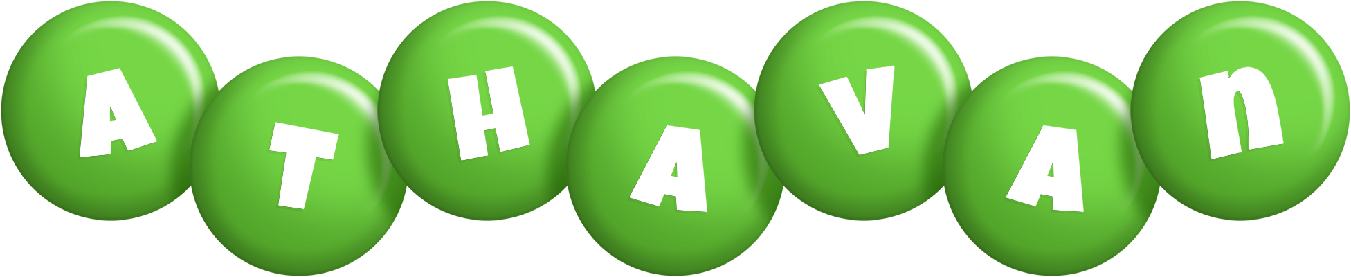 Athavan candy-green logo