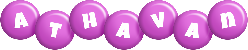 Athavan candy-purple logo