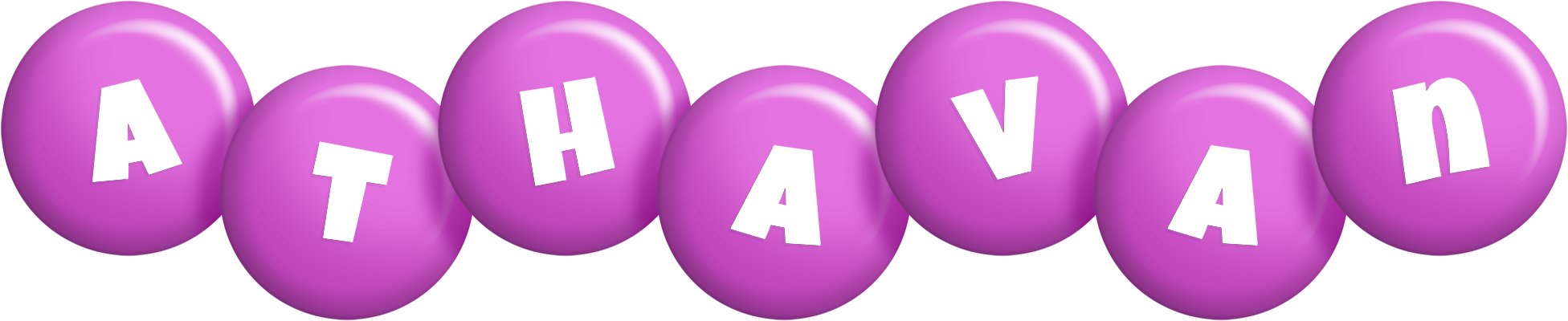Athavan candy-purple logo