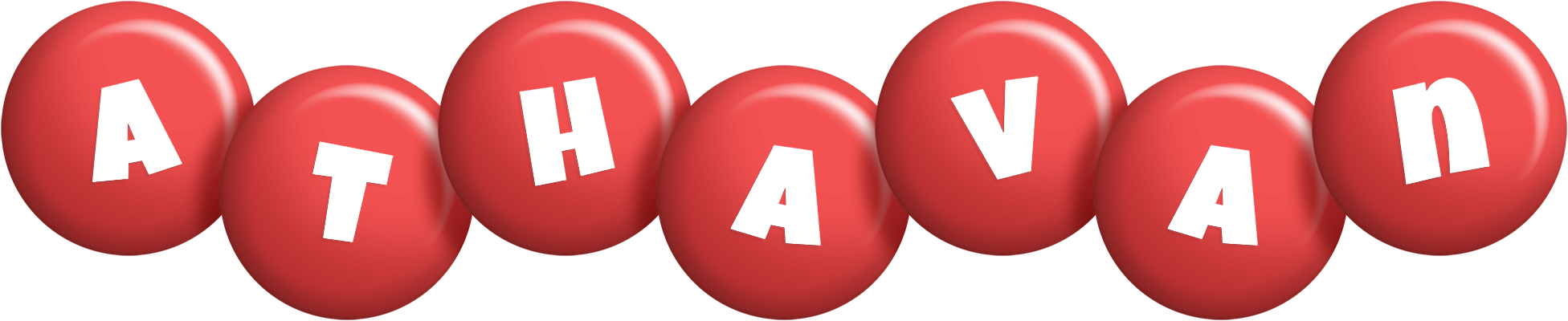 Athavan candy-red logo