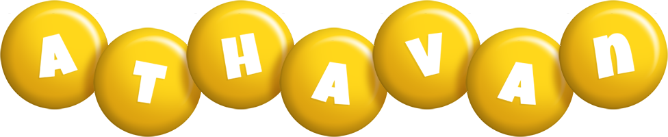 Athavan candy-yellow logo