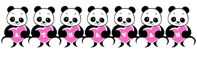 Athavan love-panda logo