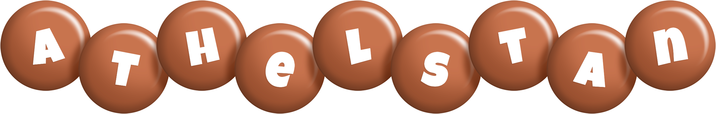 Athelstan candy-brown logo