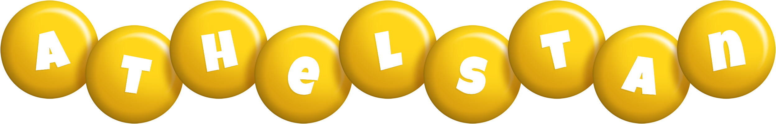 Athelstan candy-yellow logo