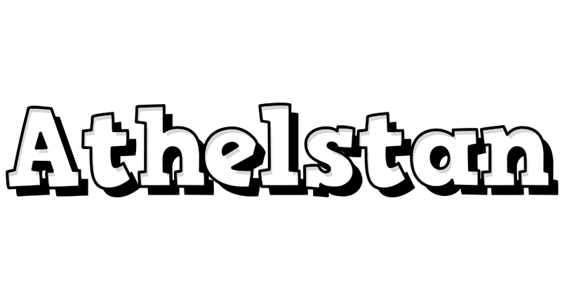 Athelstan snowing logo