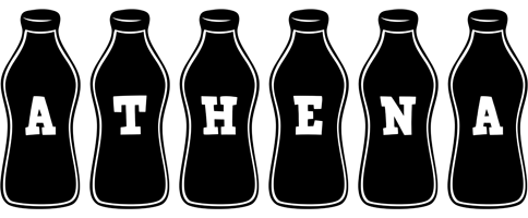 Athena bottle logo