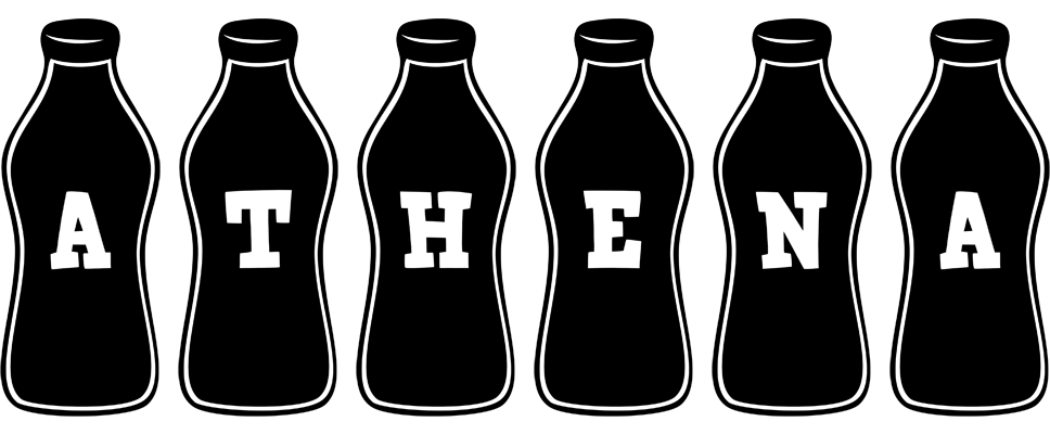 Athena bottle logo