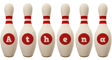 Athena bowling-pin logo