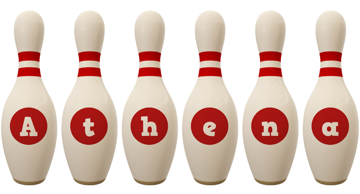 Athena bowling-pin logo