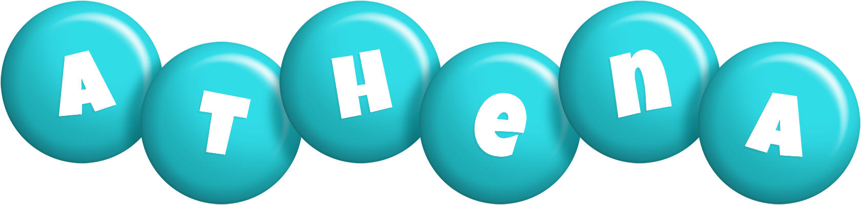 Athena candy-azur logo
