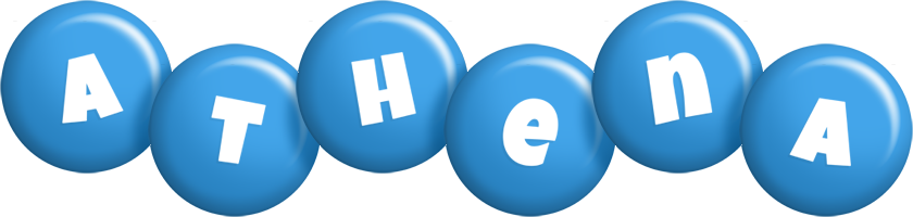 Athena candy-blue logo