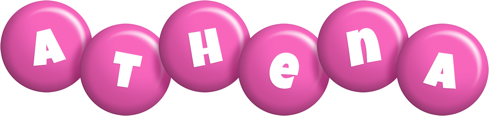 Athena candy-pink logo