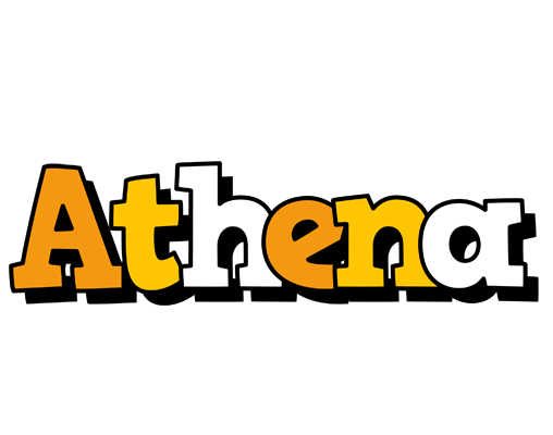 Athena cartoon logo